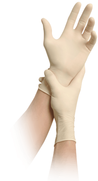 Latexhandschuhe Soft PF mit GRIP, 100 Stück
